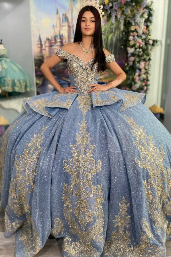 Tulle Lace Quinceanera Dresses Princess Ball Gown Sweet 16 Party Dresses