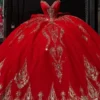SE004-1 Princess Sweetheart Tulle Appliques Quinceanera Dresses for Sweet 16