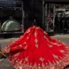 SE004-2 Princess Sweetheart Tulle Appliques Quinceanera Dresses for Sweet 16