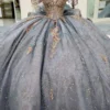 Tulle Lace Beaded Quinceanera Dresses Ball Gown Sweet 16 Birthday Dresses