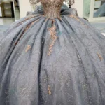 Tulle Lace Beaded Quinceanera Dresses Ball Gown Sweet 16 Birthday Dresses