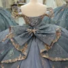 Tulle Lace Beaded Quinceanera Dresses Ball Gown Sweet 16 Birthday Dresses