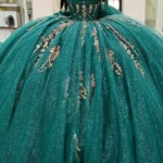 Gorgeous Glittery Tulle Appliqued Quinceanera Dresses Off Shoulder Sweet 16 Party Gowns
