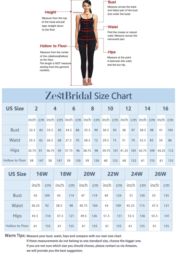 size-chart A-Line Strapless Appliques Lace Up Boho Wedding Dress